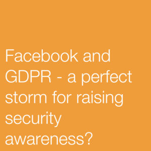 GDPR and security awareness
