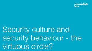 Security Culture and Security Behaviour