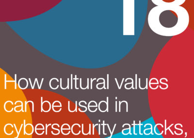 How cultural values can be used in cybersecurity attacks, with Dr Char Sample