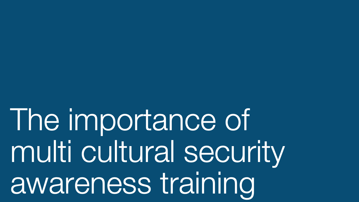 multi cultural security awareness training