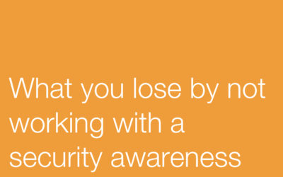 What you lose by not working with a security awareness partner
